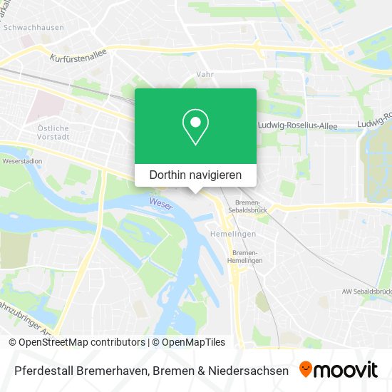 Pferdestall Bremerhaven Karte