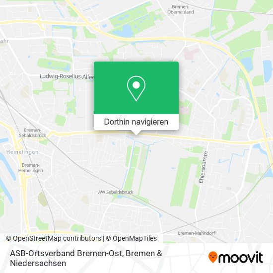 ASB-Ortsverband Bremen-Ost Karte