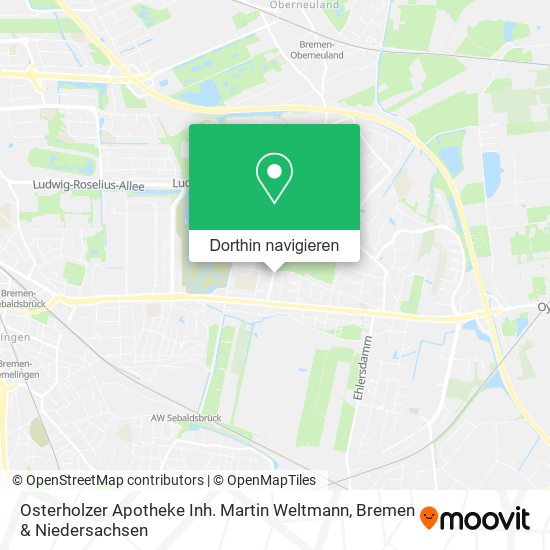 Osterholzer Apotheke Inh. Martin Weltmann Karte