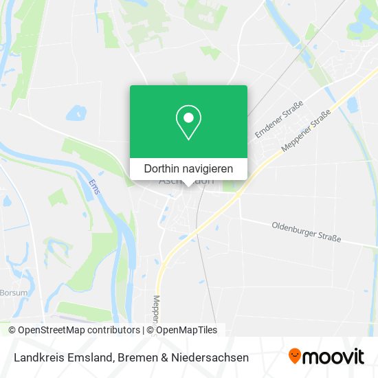 Landkreis Emsland Karte