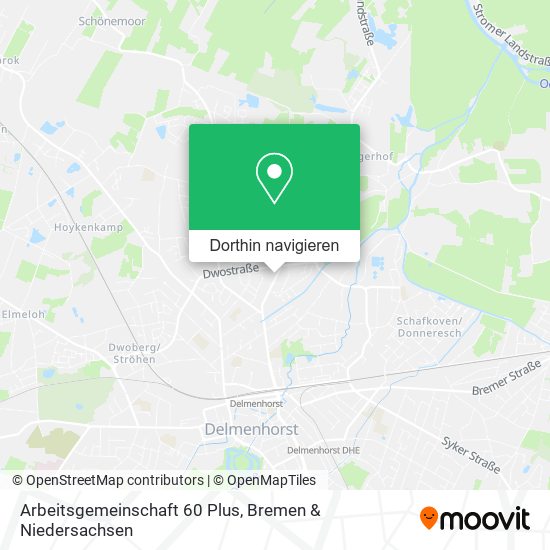 Arbeitsgemeinschaft 60 Plus Karte