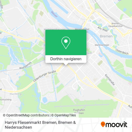 Harrys Fliesenmarkt Bremen Karte