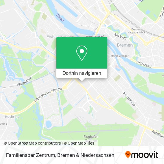 Familienspar Zentrum Karte