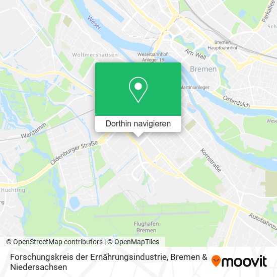 Forschungskreis der Ernãhrungsindustrie Karte