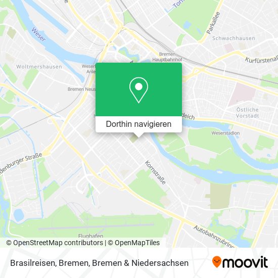 Brasilreisen, Bremen Karte