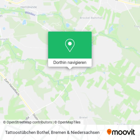 Tattoostübchen Bothel Karte