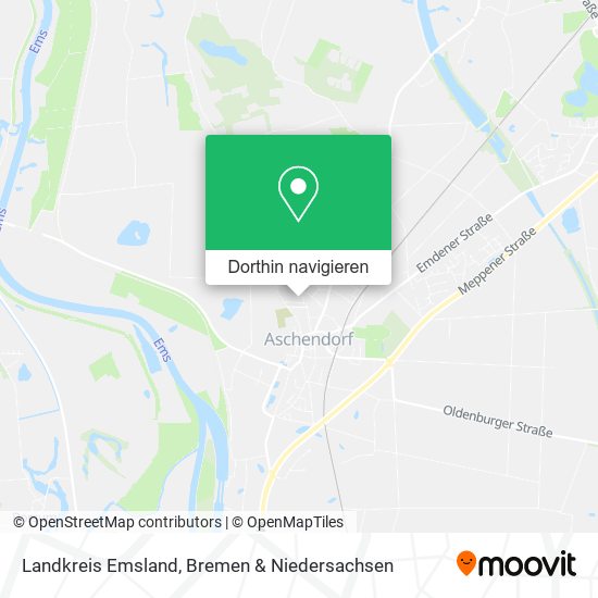 Landkreis Emsland Karte