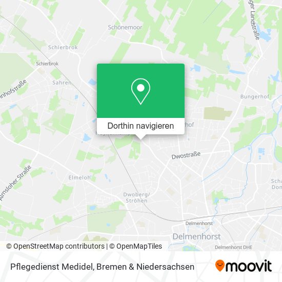 Pflegedienst Medidel Karte