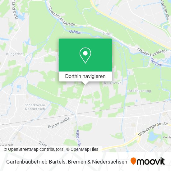 Gartenbaubetrieb Bartels Karte