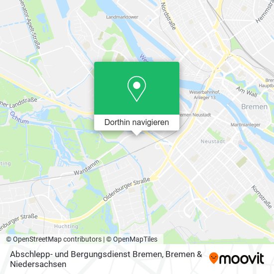 Abschlepp- und Bergungsdienst Bremen Karte