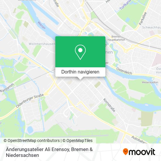 Änderungsatelier Ali Erensoy Karte