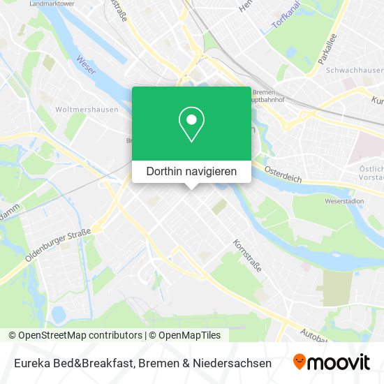 Eureka Bed&Breakfast Karte