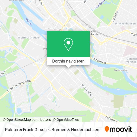 Polsterei Frank Girschik Karte