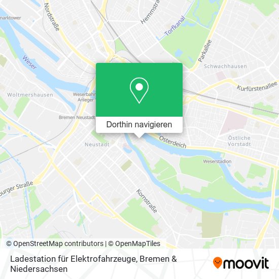 Ladestation für Elektrofahrzeuge Karte