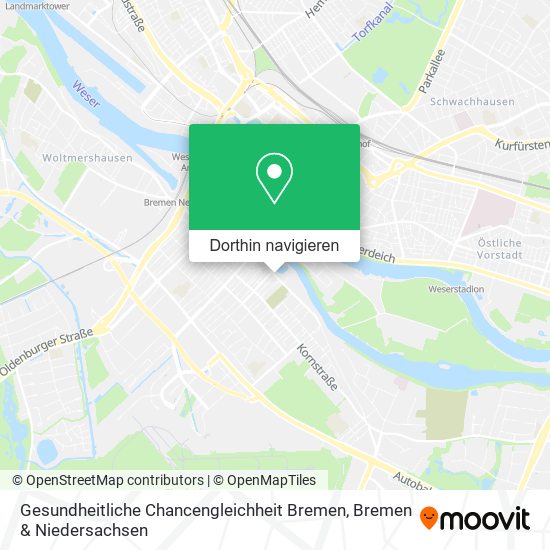 Gesundheitliche Chancengleichheit Bremen Karte