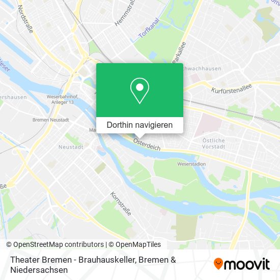 Theater Bremen - Brauhauskeller Karte