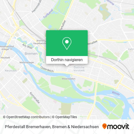 Pferdestall Bremerhaven Karte
