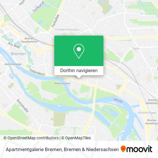 Apartmentgalerie Bremen Karte