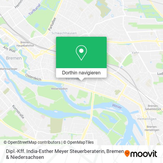 Dipl.-Kff. India-Esther Meyer Steuerberaterin Karte