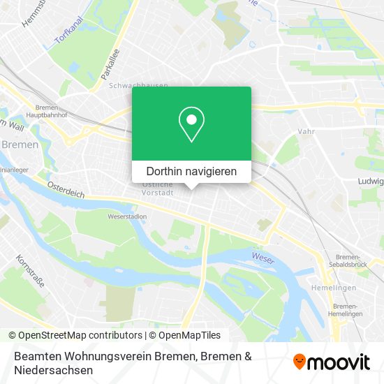 Beamten Wohnungsverein Bremen Karte