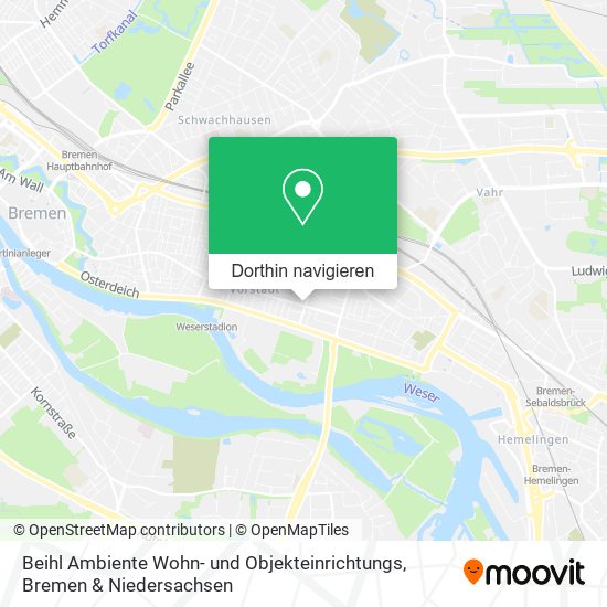 Beihl Ambiente Wohn- und Objekteinrichtungs Karte