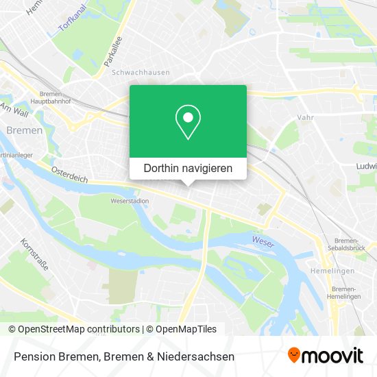 Pension Bremen Karte