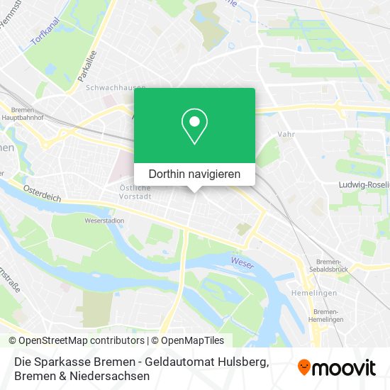Die Sparkasse Bremen - Geldautomat Hulsberg Karte