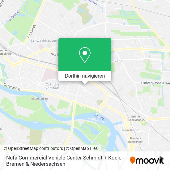 Nufa Commercial Vehicle Center Schmidt + Koch Karte