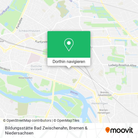 Bildungsstätte Bad Zwischenahn Karte
