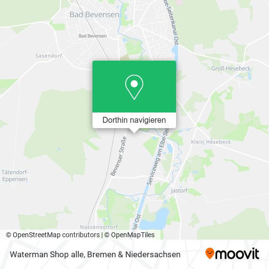 Waterman Shop alle Karte