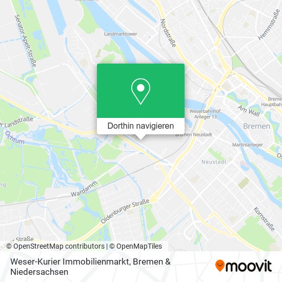Weser-Kurier Immobilienmarkt Karte