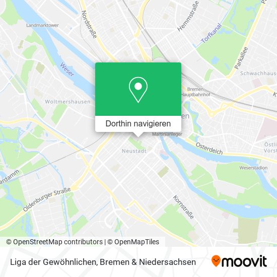 Liga der Gewöhnlichen Karte