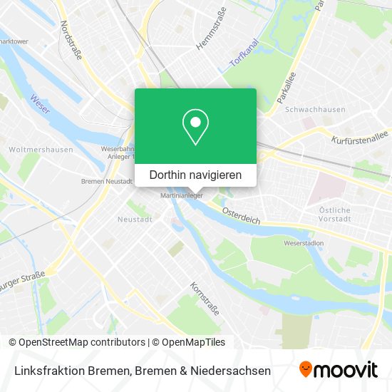 Linksfraktion Bremen Karte