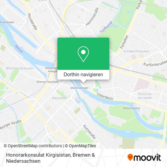 Honorarkonsulat Kirgisistan Karte