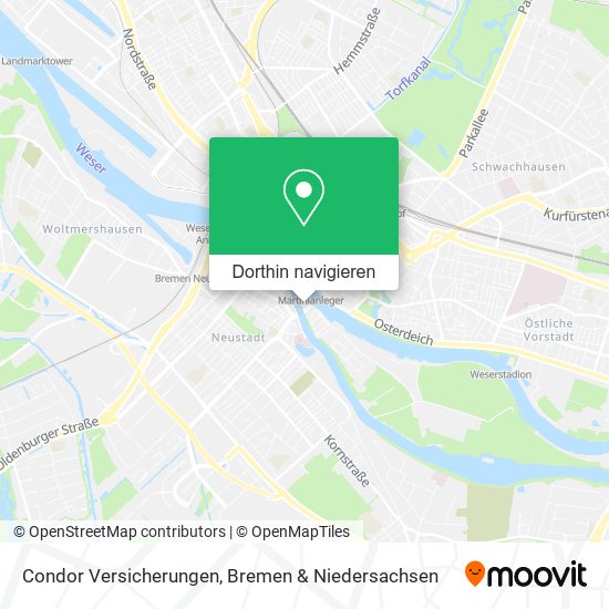 Condor Versicherungen Karte