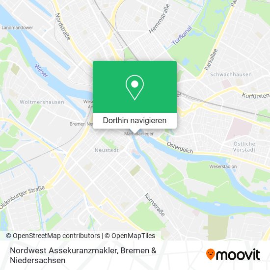 Nordwest Assekuranzmakler Karte