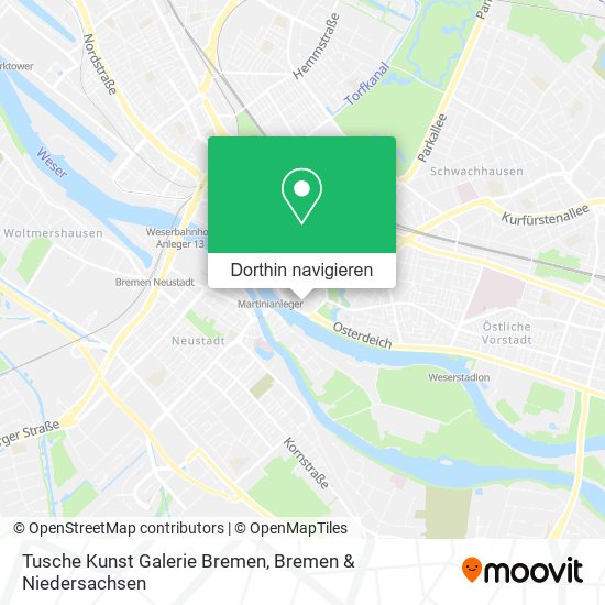 Tusche Kunst Galerie Bremen Karte