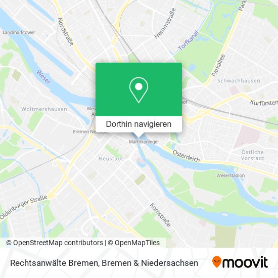 Rechtsanwälte Bremen Karte