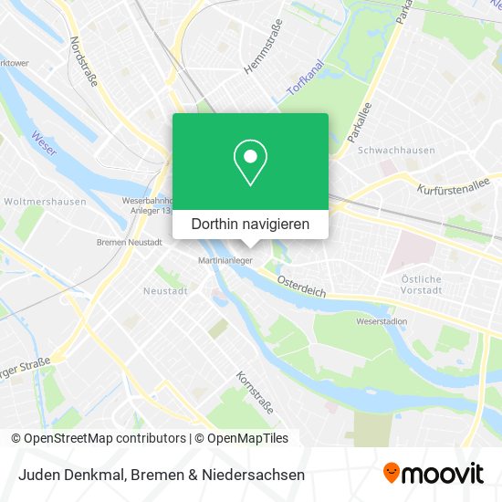 Juden Denkmal Karte