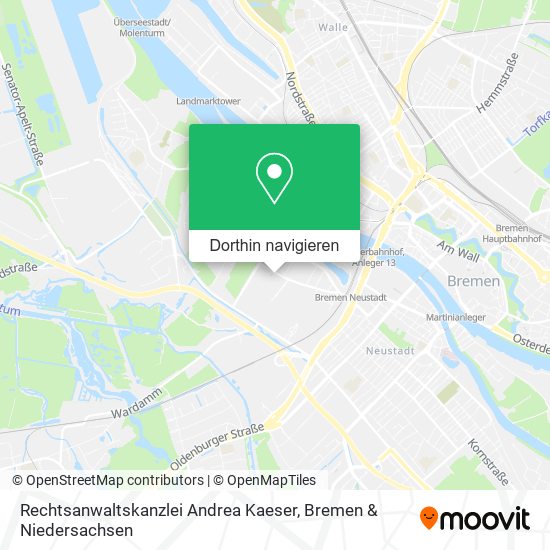 Rechtsanwaltskanzlei Andrea Kaeser Karte