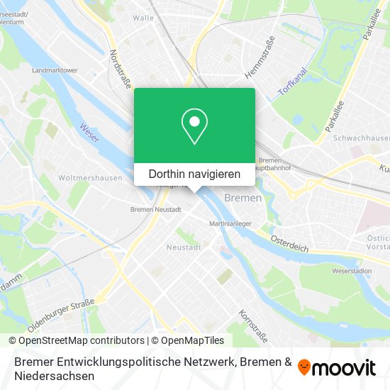 Bremer Entwicklungspolitische Netzwerk Karte