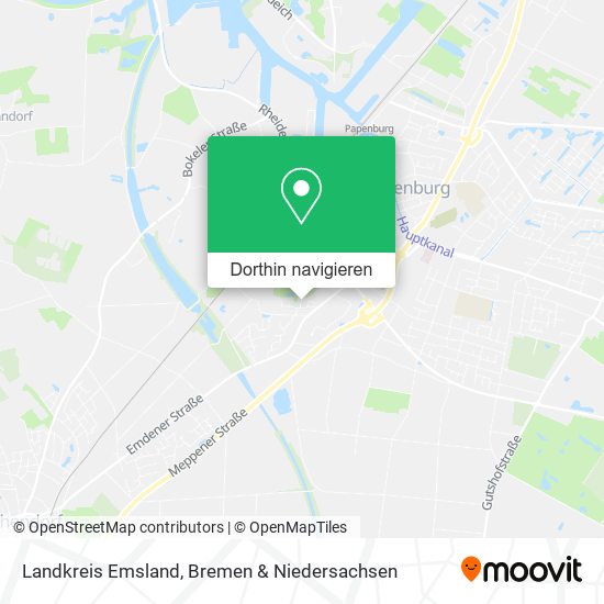 Landkreis Emsland Karte