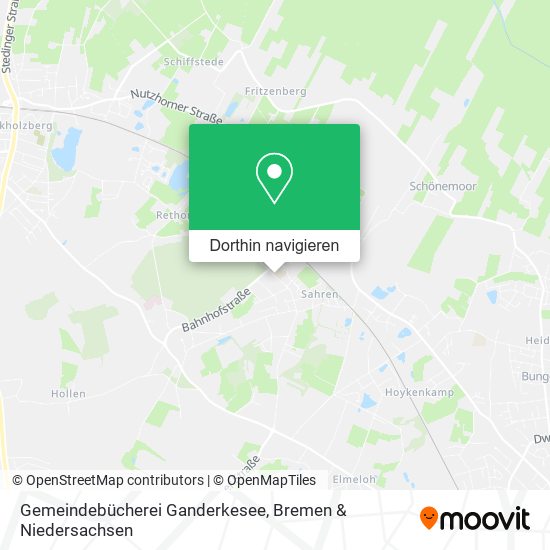 Gemeindebücherei Ganderkesee Karte