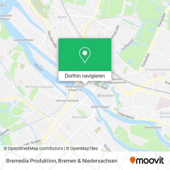 Bremedia Produktion Karte