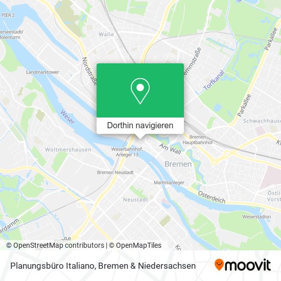 Planungsbüro Italiano Karte