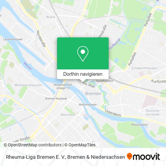 Rheuma-Liga Bremen E. V. Karte