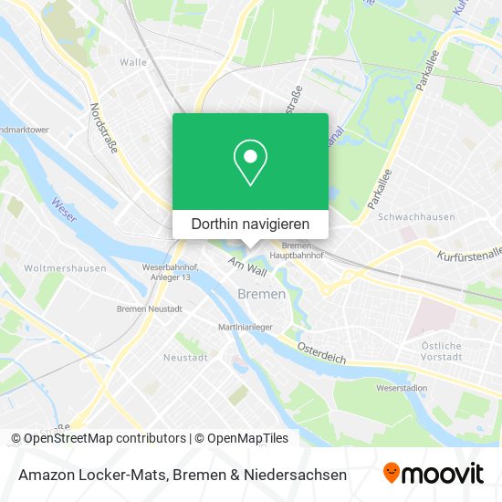 Amazon Locker-Mats Karte