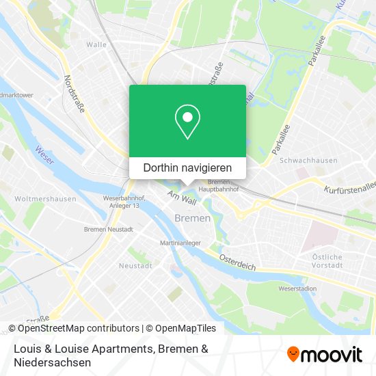 Louis & Louise Apartments Karte