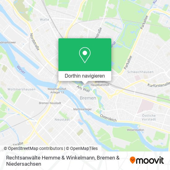 Rechtsanwälte Hemme & Winkelmann Karte