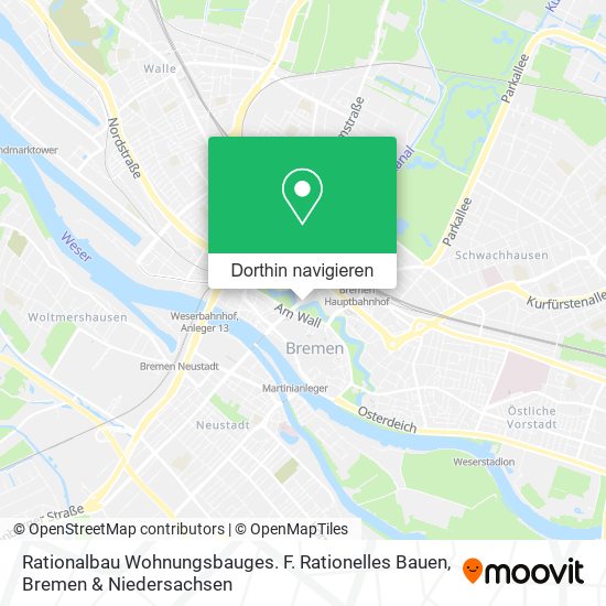 Rationalbau Wohnungsbauges. F. Rationelles Bauen Karte